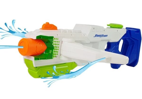 Water Gun Blue - White 1000ml  Fold- Out Sides - Image 2