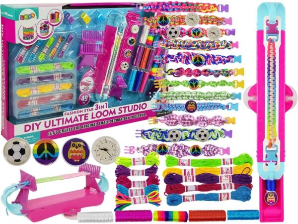 Jewellery Making Set of Silk Locks Multi-coloured 3 in 1