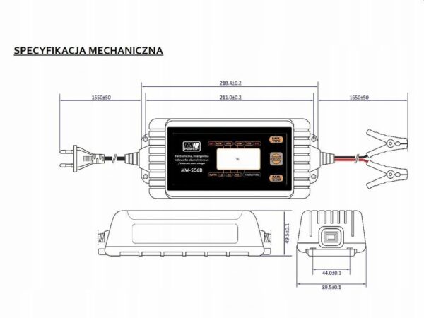 Intelligent Battery Charger 12V / 24V MW-SC4B - Image 4