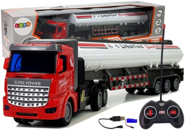 Remote Controlled 27 Mhz 1:48  Cistern Delivery Truck White