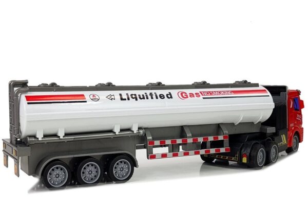 Remote Controlled 27 Mhz 1:48  Cistern Delivery Truck White - Image 3