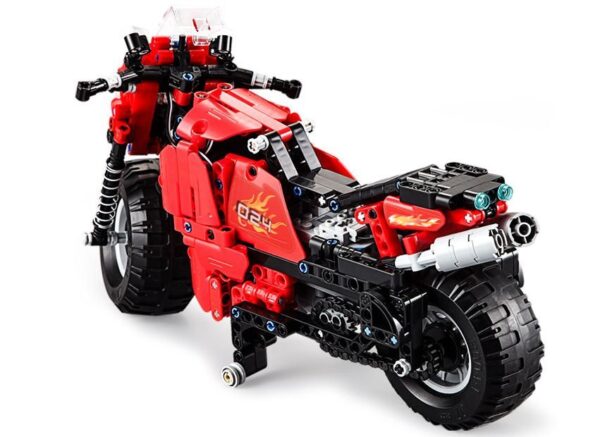 CADA Building Blocks Set Remote Controlled Motorcycle 2.4G 484 pcs - Image 4