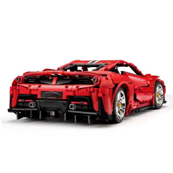 Red sports car construction blocks 3187 elements - Image 3