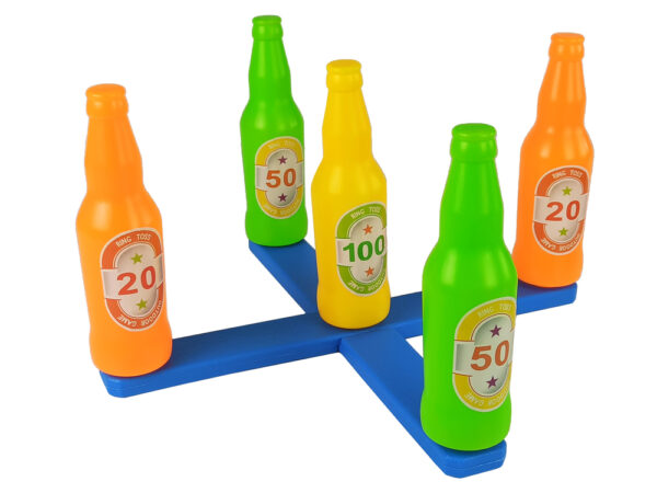 Handball Game Hoop Throw Coloured Bottles Points - Image 5