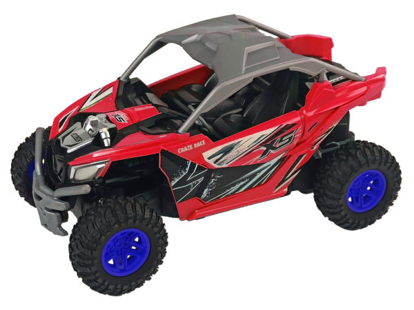 Buggy na daljinsko upravljanje Cross Country Terrain Car 27 MHz - crveni