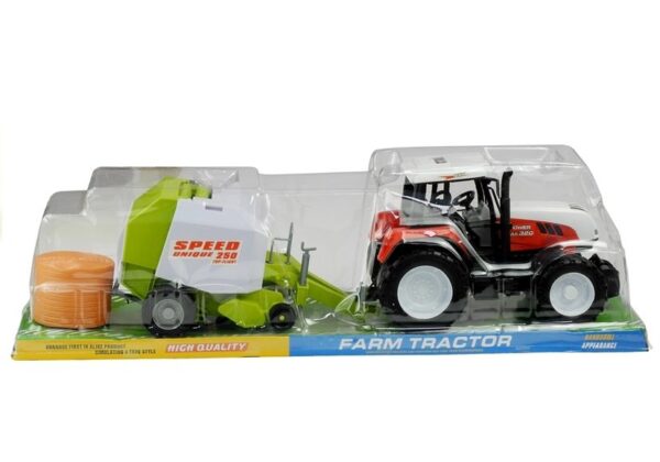 Giant Realistic Tractor with Trailer 65cm - Image 7