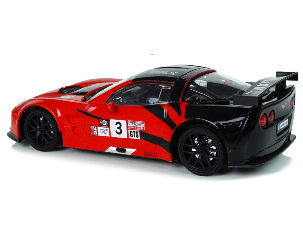 Auto na daljinsko upravljanje 1:18 Corvette C6.R - crveni - Image 5