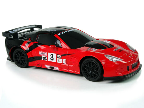 Auto na daljinsko upravljanje 1:24 Corvette C6.R - crveni - Image 3