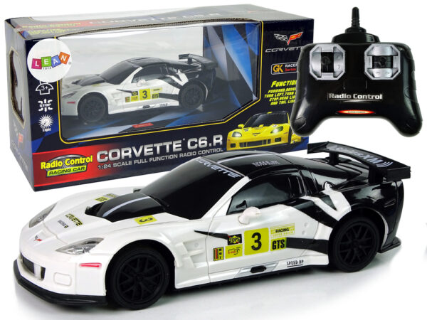 Auto na daljinsko upravljanje1:24 Corvette C6.R - bijeli