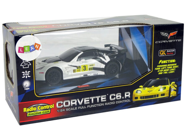 Auto na daljinsko upravljanje1:24 Corvette C6.R - bijeli - Image 6