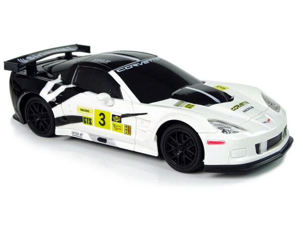 Auto na daljinsko upravljanje1:24 Corvette C6.R - bijeli - Image 3