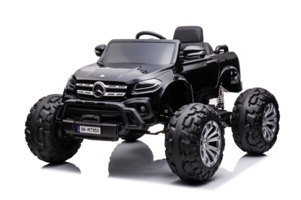 Licencirani auto na akumulator  Mercedes DK-MT950 4x4 - crni - Image 3