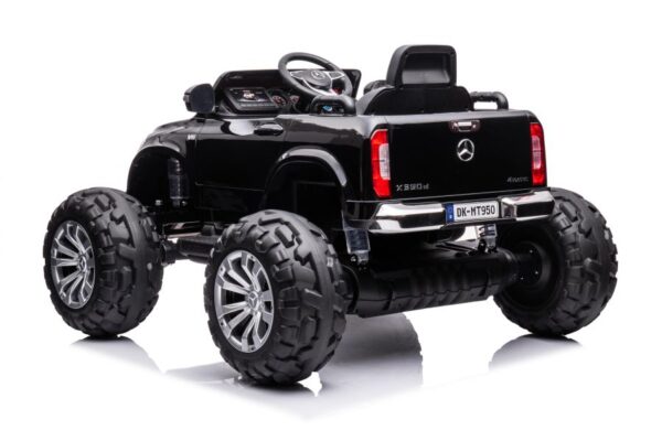 Licencirani auto na akumulator  Mercedes DK-MT950 4x4 - crni - Image 4