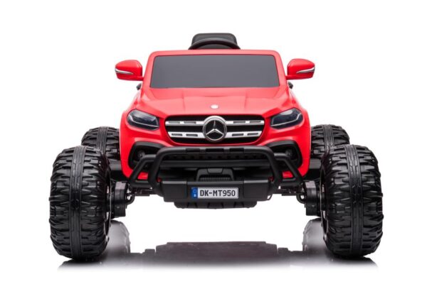 Licencirani auto na akumulator  Mercedes DK-MT950 4x4 - crveni - Image 2