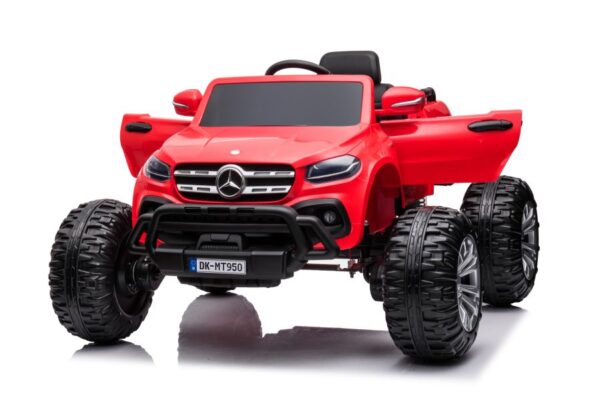 Licencirani auto na akumulator  Mercedes DK-MT950 4x4 - crveni - Image 8