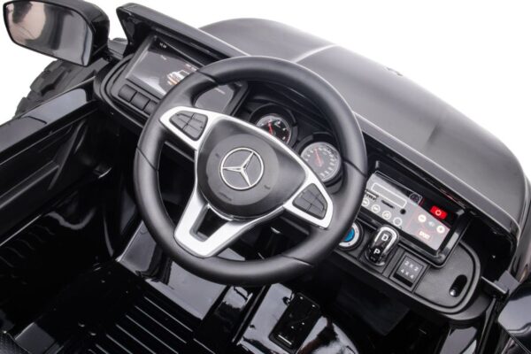 Licencirani auto na akumulator  Mercedes DK-MT950 4x4 - crni/lakirani - Image 11