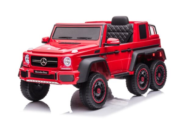 Licencirani auto na akumulator  Mercedes G63 6x6 - crveni - Image 3