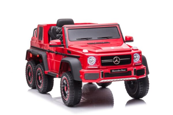 Licencirani auto na akumulator  Mercedes G63 6x6 - crveni