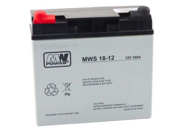 AGM gel battery for the car for a 12V18Ah battery