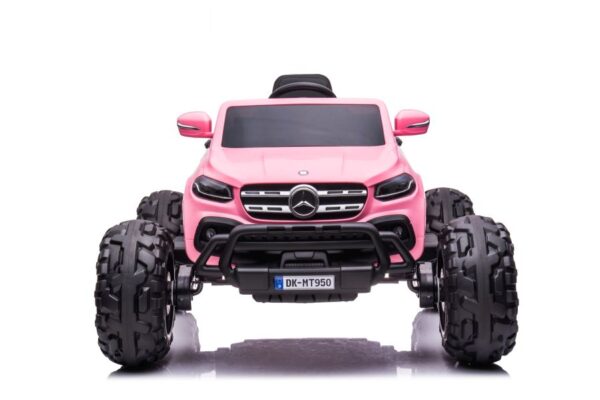 Licencirani auto na akumulator  Mercedes DK-MT950 4x4 - svijetlo rozi - Image 2