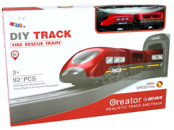 Fire Brigade Town Train Set Red 203 km/h - Image 8