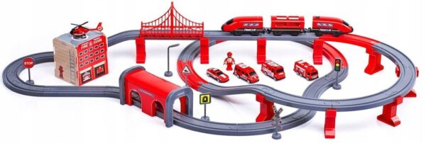 Fire Brigade Town Train Set Red 203 km/h - Image 5