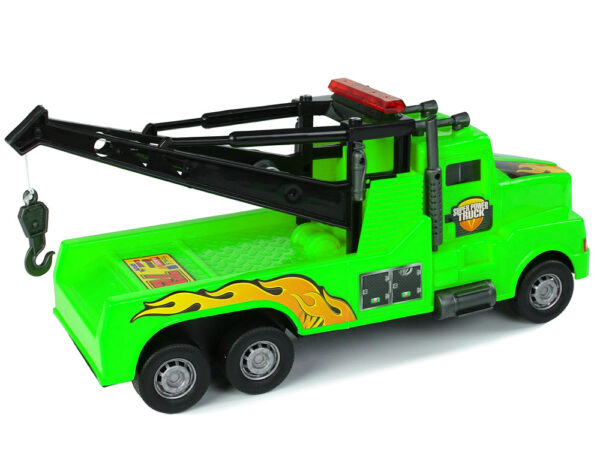 Auto Tow Truck Roadside Assistance 1:10 Green Rope - Image 5