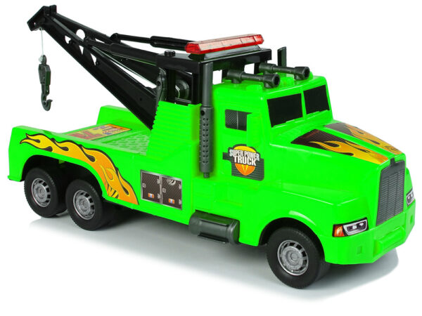 Auto Tow Truck Roadside Assistance 1:10 Green Rope - Image 3