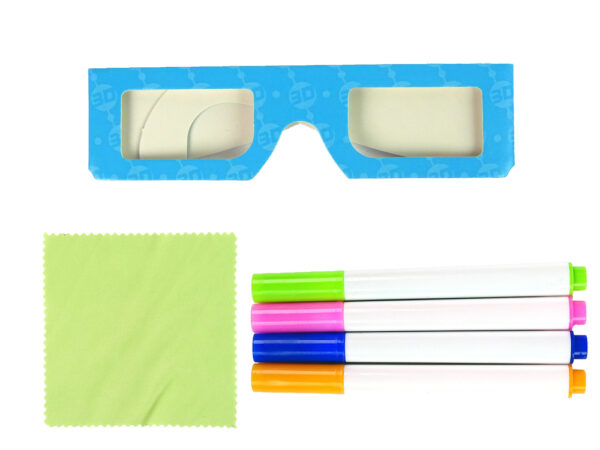 Magic Illuminated 3D Whiteboard Glasses Blue - Image 3