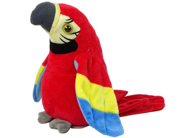 Interactive Talking Red Parrot Repeating Words - Image 2