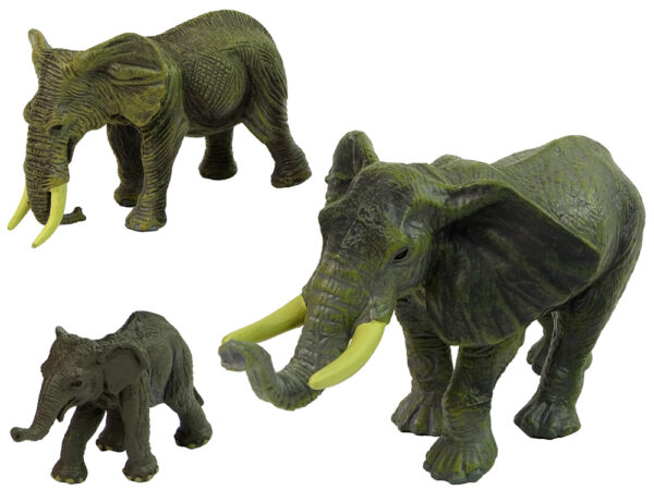 Africa Elephants Tigers Wild Animals Figure Set - Image 2