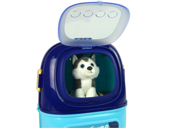 Beauty Salon Set For Dog Pet in Suitcase Backpack Blue - Image 5