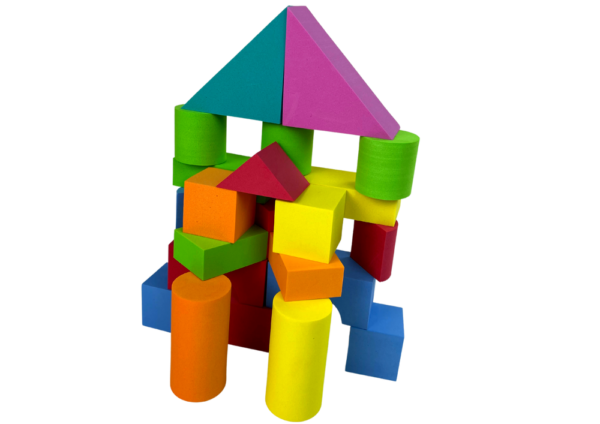 41 Piece Construction Foam Blocks for Kids - Image 2