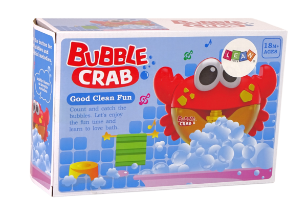 Bath Toy Soap Bubble Generator Red Crab - Image 3