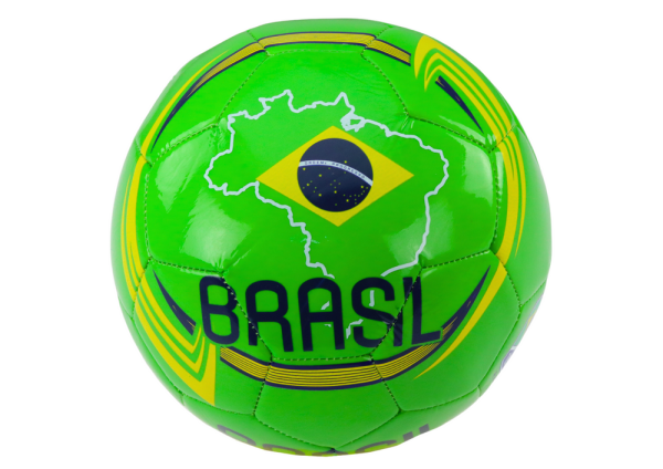 Football Ball Size 5 Brazil Flag 24 cm