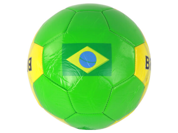 Football Ball Size 5 Brazil Flag 24 cm - Image 2