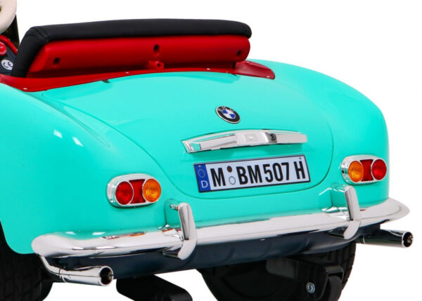 Licencirani auto na akumulator BMW 507 Retro - zeleni - Image 11