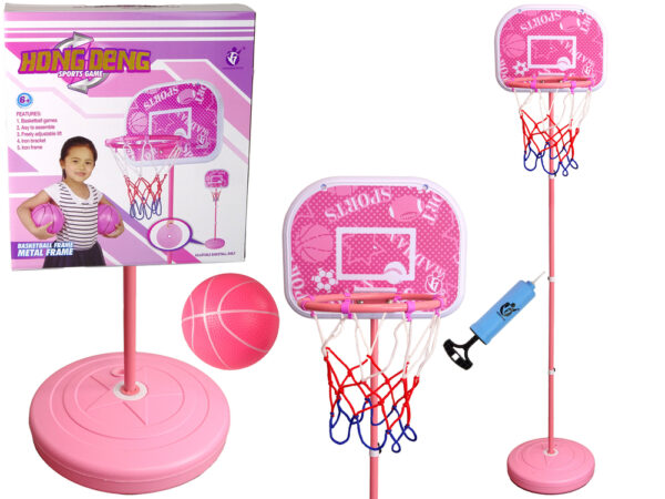 Children's Basketball Basket Ball Garden Pink 170 cm