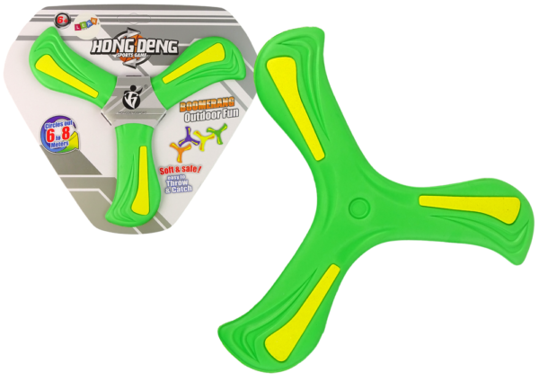 Boomerang Flying Disc Thrower Green For Kids - Image 2