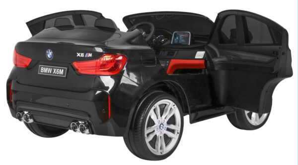 Licencirani auto na akumulator BMW X6 XXL - dvosjed - crni - Image 11