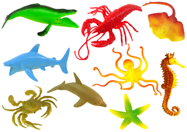 Set of Ocean Sea Animal Figures 9 pcs. - Image 2