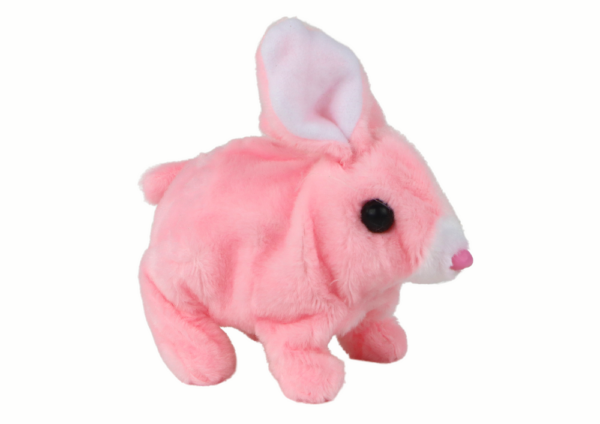 Walking Bunny Interactive Toy Short Hair Pink - Image 2