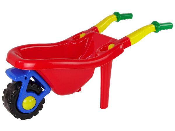 Large Coloured Garden Wheelbarrow Red