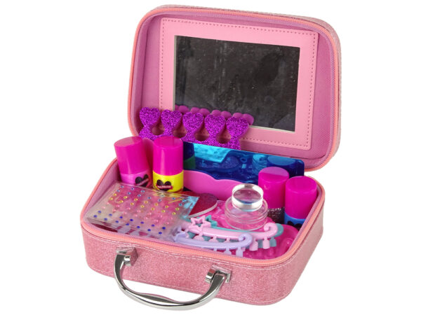 Makeup and Nail Set in Suitcase Pink - Image 2