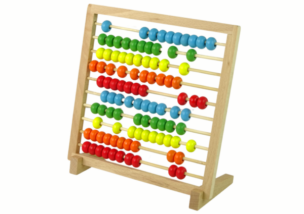 School abacus wooden colorful beads - Image 2