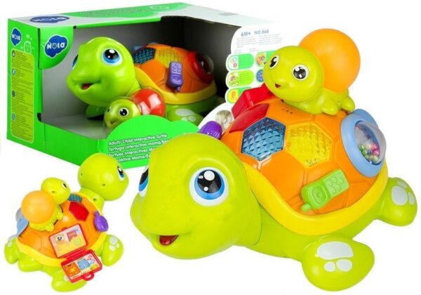 Baby Toddler Interactive Toy Parent Child Turtle Lights Sounds