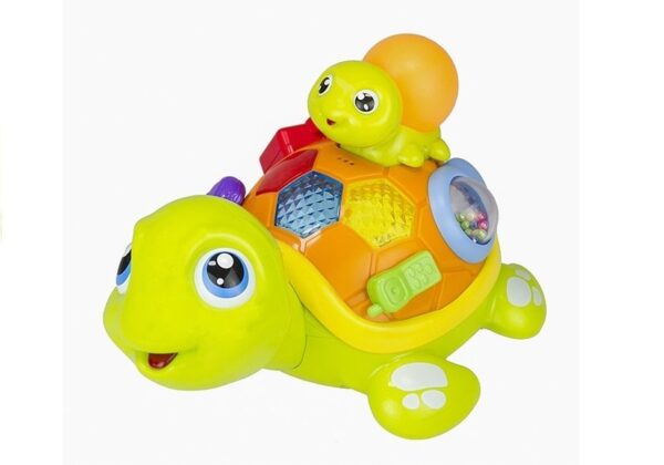 Baby Toddler Interactive Toy Parent Child Turtle Lights Sounds - Image 3