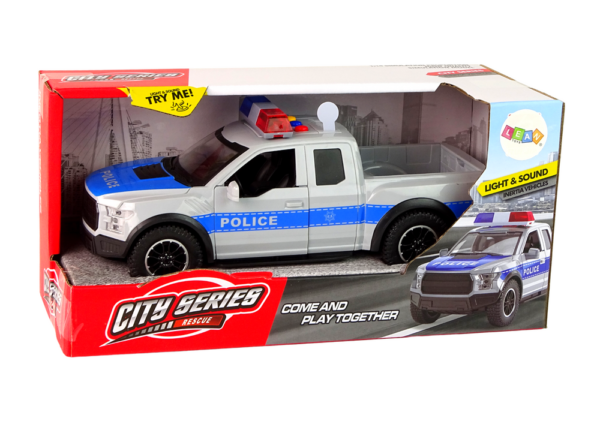 Off-Road Vehicle Police Gray Opening Door Sound Light - Image 5