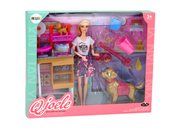 Doll Set With Dogs Cat Vet Accessories - Image 5