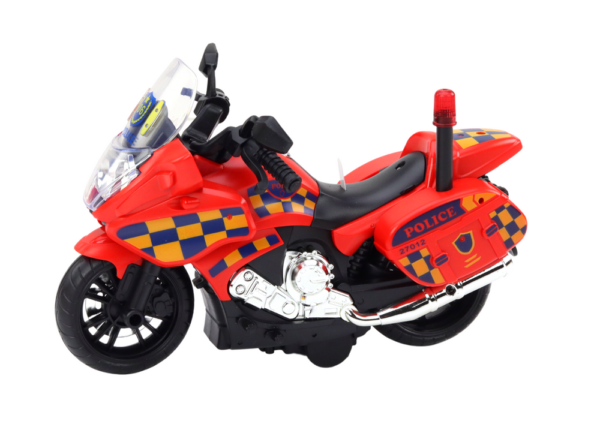 Police Motorcycle Motor Police Car Light Sound Motorek Mix - Image 2